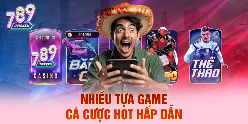 Đa dạng tựa game cá cược tại gi88